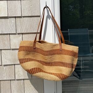 Vintage Woven Market Tote